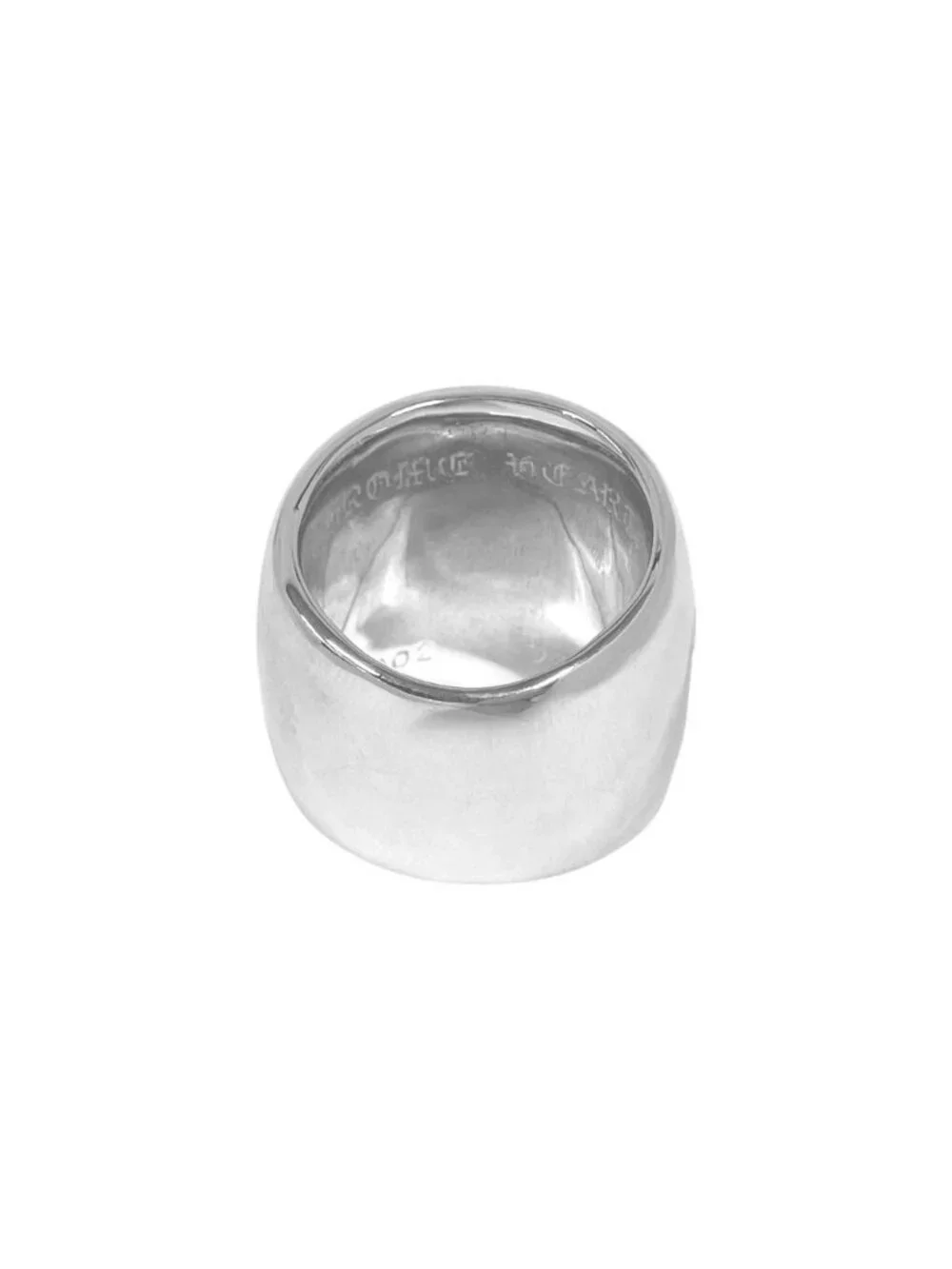 Chrome Hearts Classic Oval Cross Ring Silver